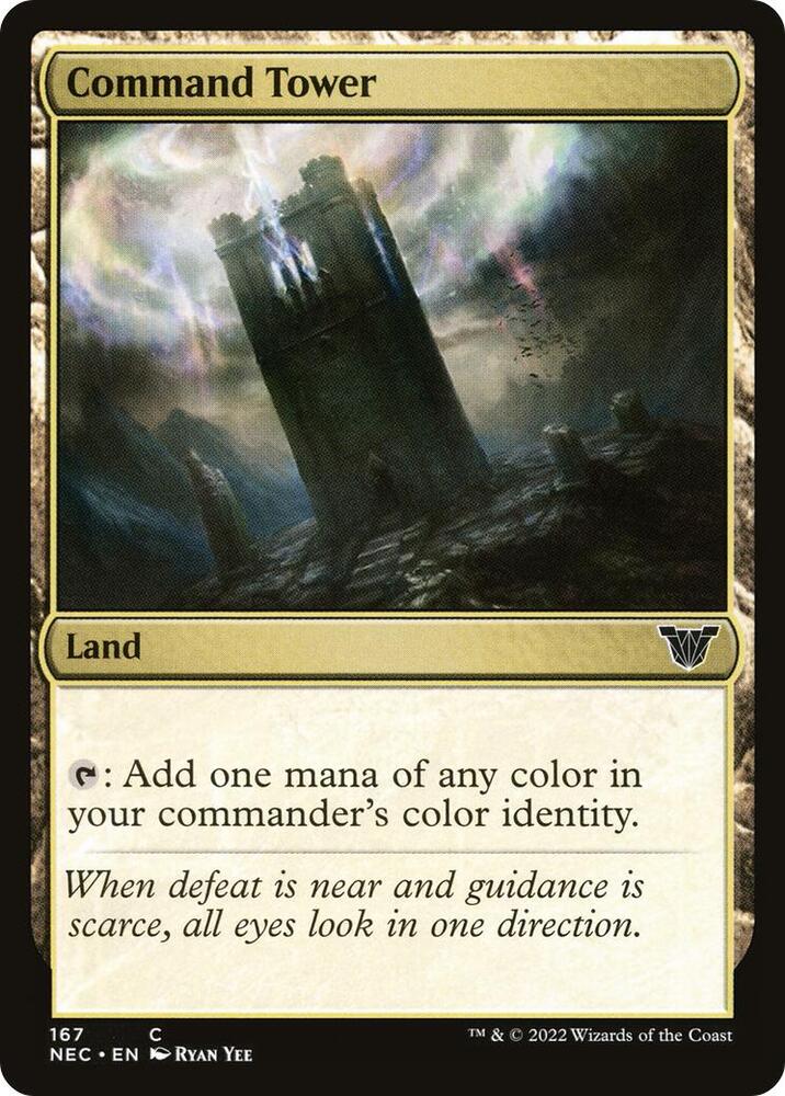 Command Tower 167 card from Commander: Kamigawa: Neon Dynasty