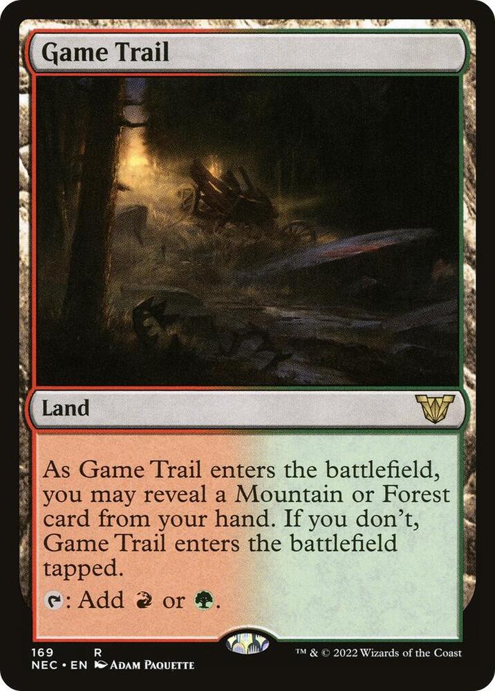 Game Trail 169 card from Commander: Kamigawa: Neon Dynasty