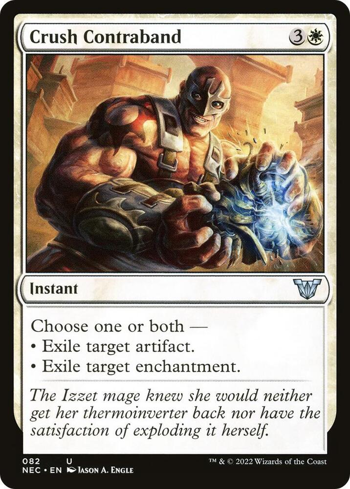 Crush Contraband 82 card from Commander: Kamigawa: Neon Dynasty