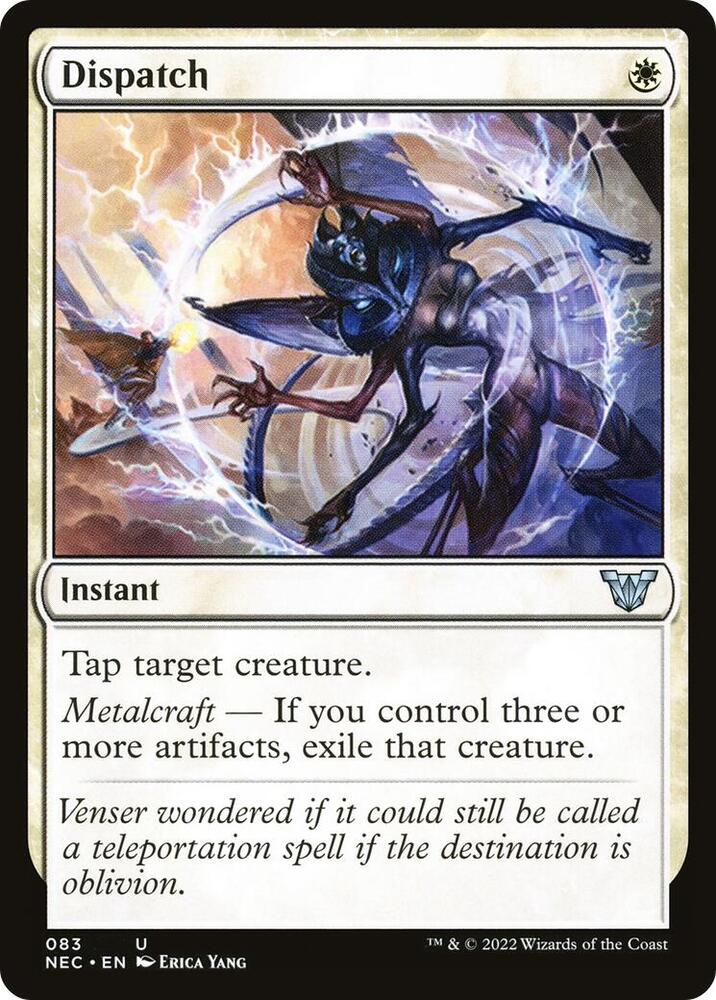 Dispatch 83 card from Commander: Kamigawa: Neon Dynasty