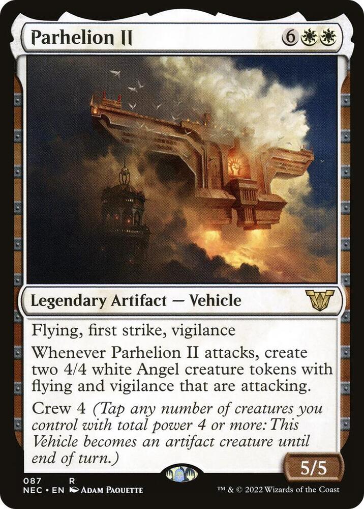 Parhelion II 87 card from Commander: Kamigawa: Neon Dynasty