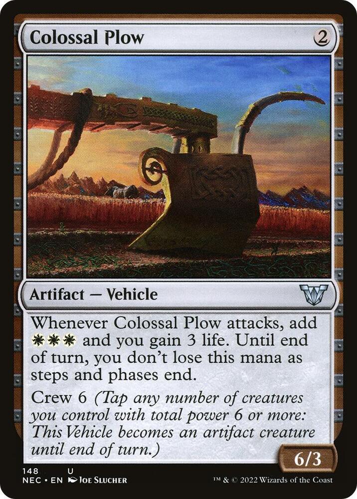 Colossal Plow 148 card from Commander: Kamigawa: Neon Dynasty