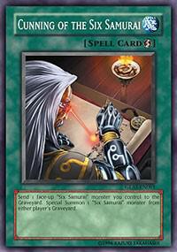 Cunning of the Six Samurai GLAS-EN061 card from Gladiator's Assault