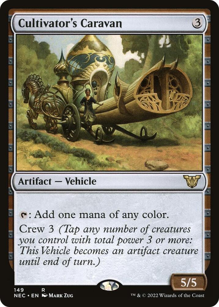 Cultivator's Caravan 149 card from Commander: Kamigawa: Neon Dynasty