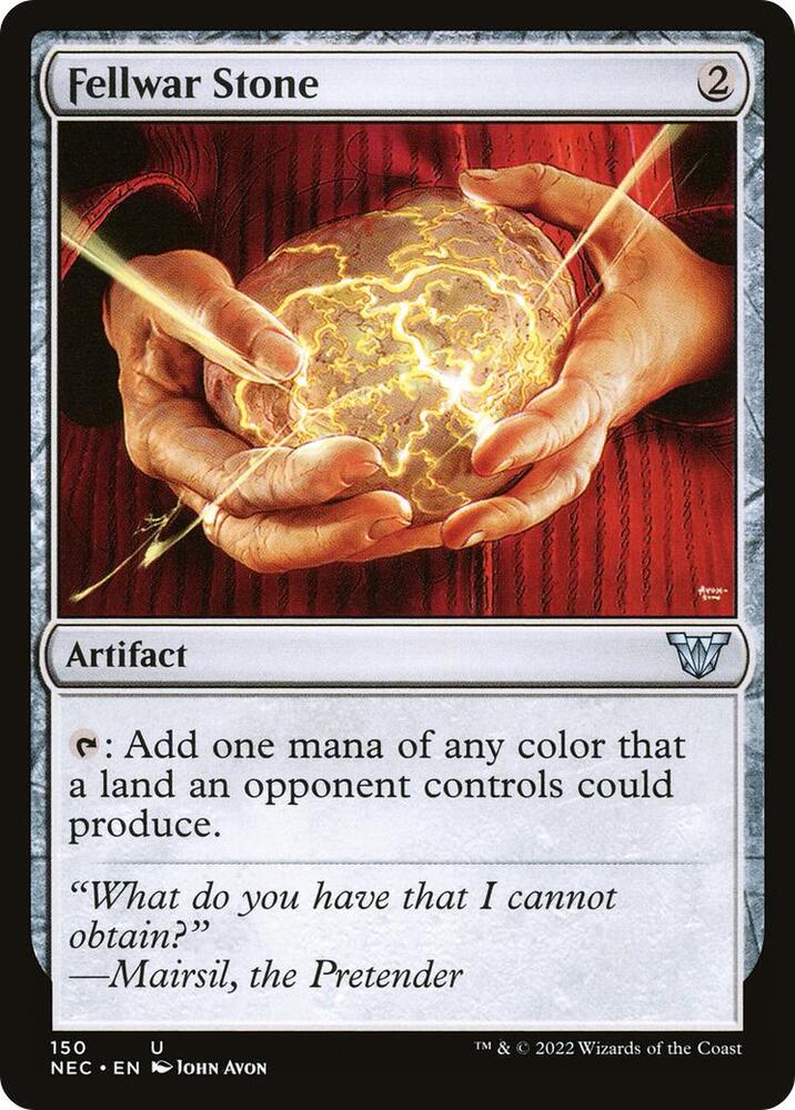 Fellwar Stone 150 card from Commander: Kamigawa: Neon Dynasty