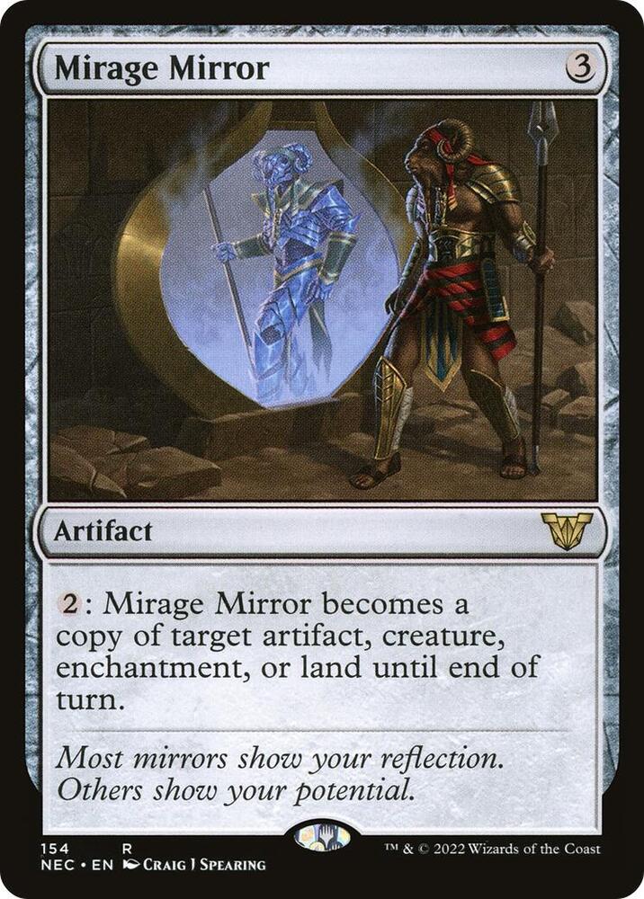 Mirage Mirror 154 card from Commander: Kamigawa: Neon Dynasty