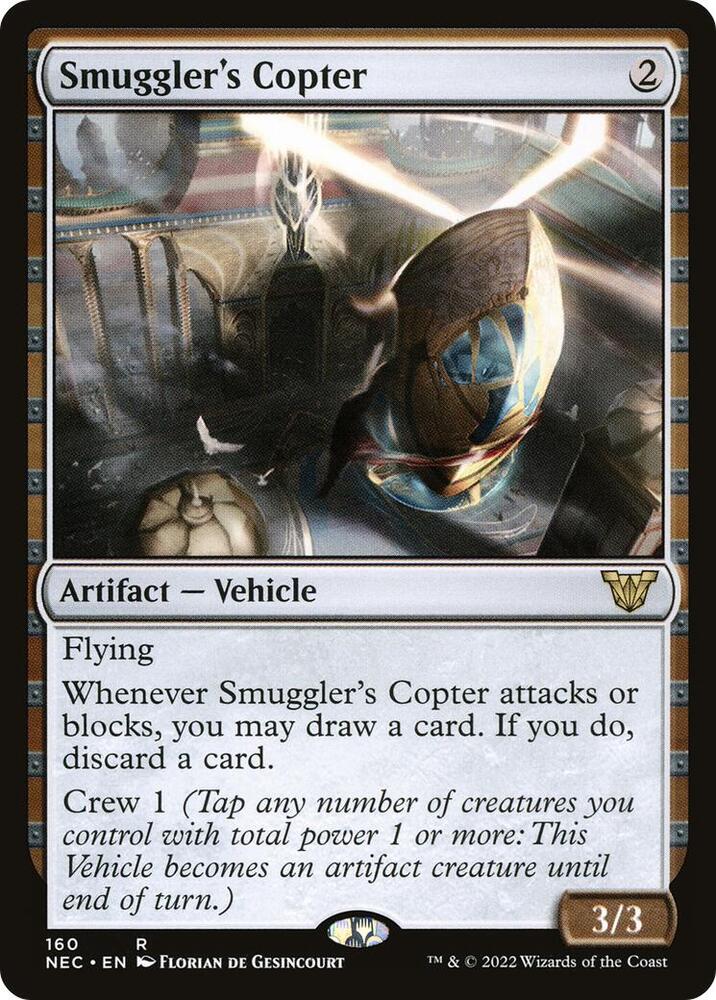 Smuggler's Copter 160 card from Commander: Kamigawa: Neon Dynasty