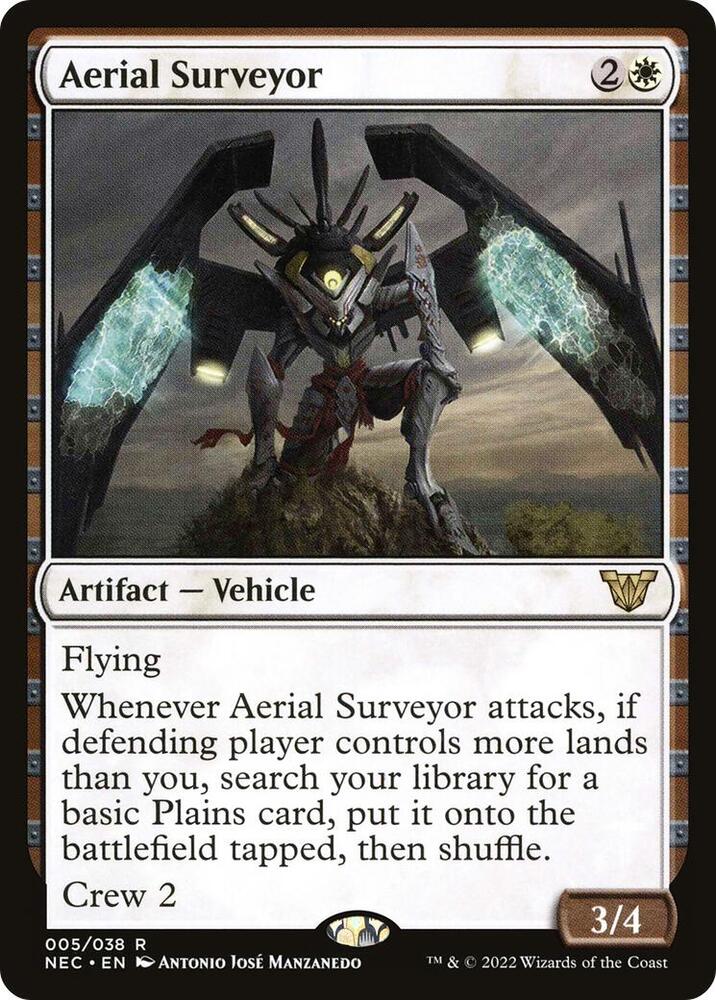 Aerial Surveyor 5 card from Commander: Kamigawa: Neon Dynasty