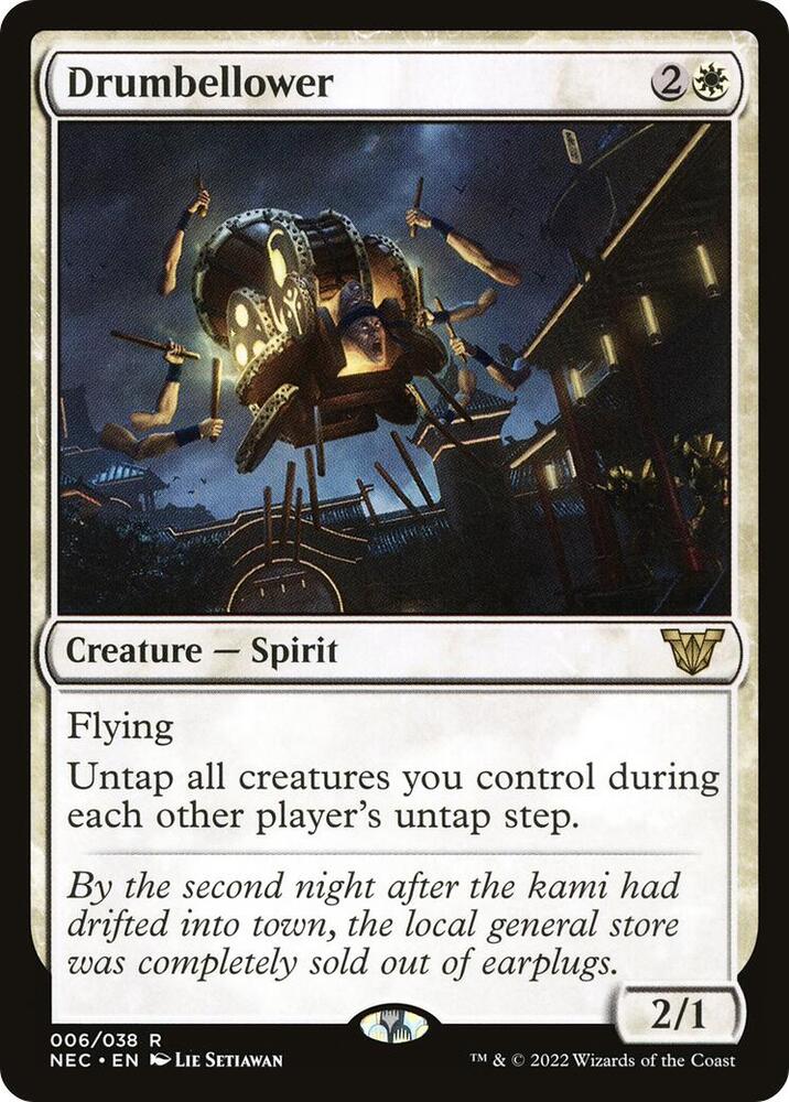 Drumbellower 6 card from Commander: Kamigawa: Neon Dynasty