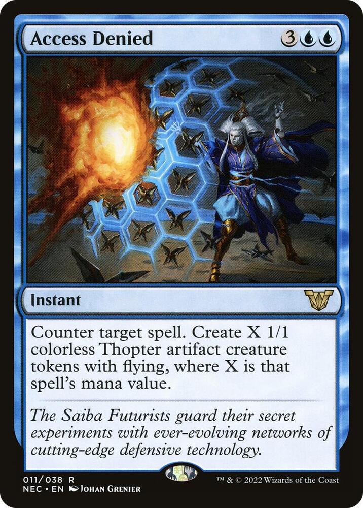 Access Denied 11 card from Commander: Kamigawa: Neon Dynasty