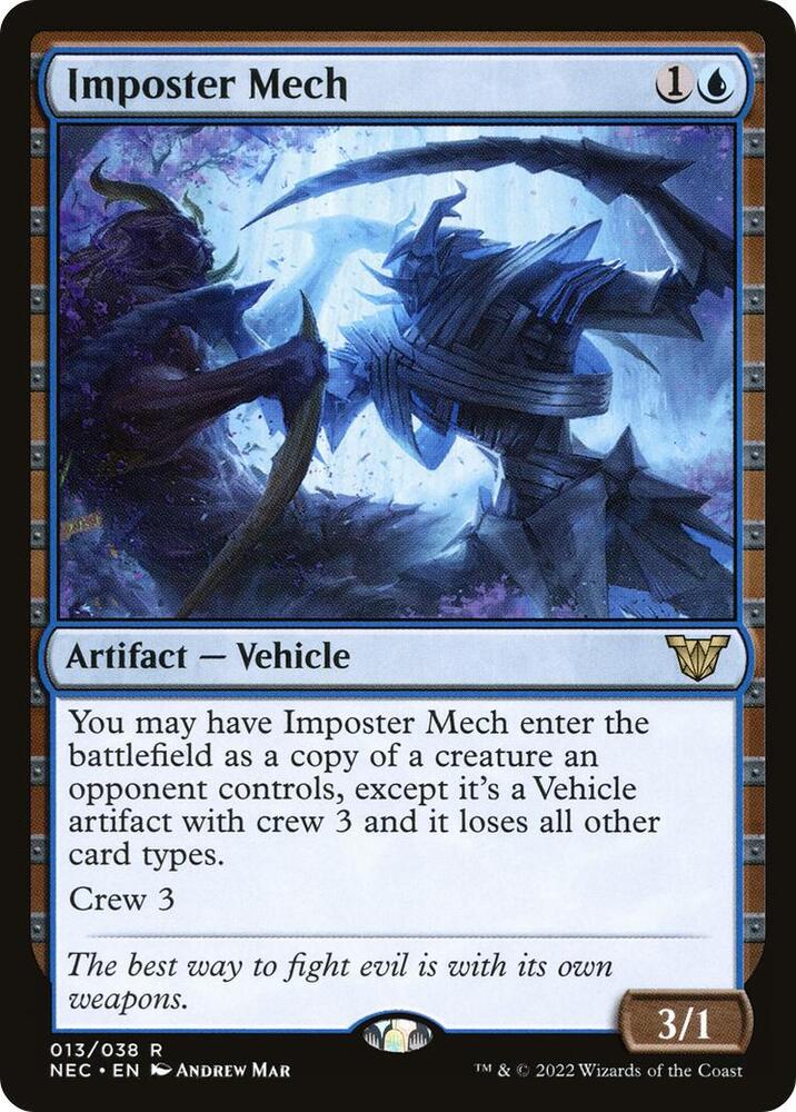 Imposter Mech 13 card from Commander: Kamigawa: Neon Dynasty