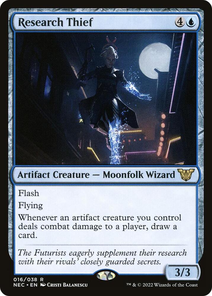 Research Thief 16 card from Commander: Kamigawa: Neon Dynasty