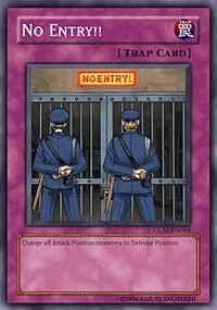 No Entry!! GLAS-EN064 card from Gladiator's Assault