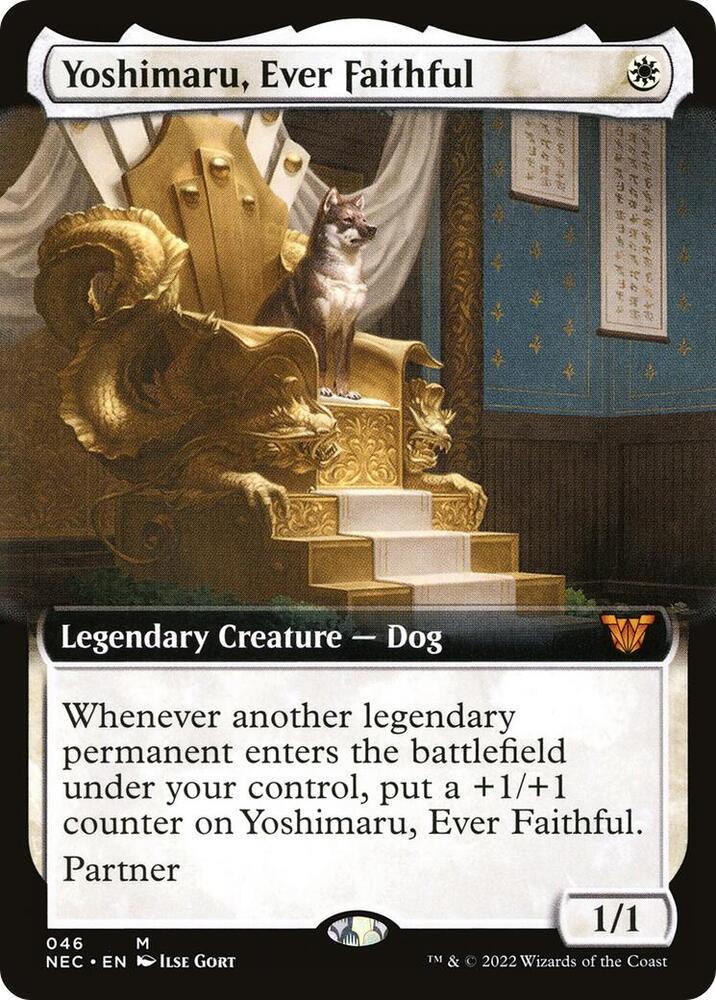 Yoshimaru, Ever Faithful (Extended Art) 46 card from Commander: Kamigawa: Neon Dynasty