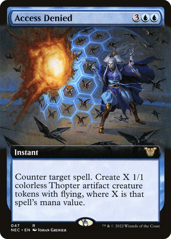 Access Denied (Extended Art) 47 card from Commander: Kamigawa: Neon Dynasty