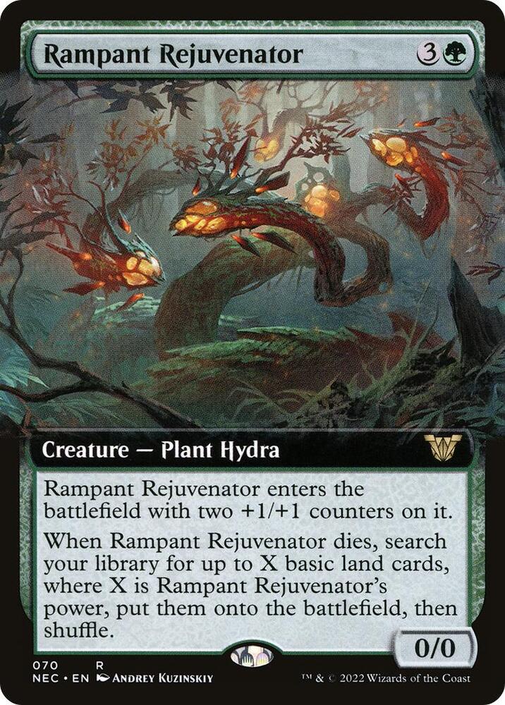 Rampant Rejuvenator (Extended Art) 70 card from Commander: Kamigawa: Neon Dynasty