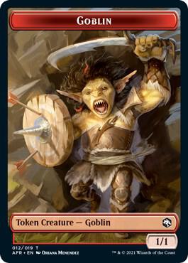 Goblin (012) // Blood Double-Sided Token (Challenger 2022) 12 // 17 card from Unique and Miscellaneous Promos