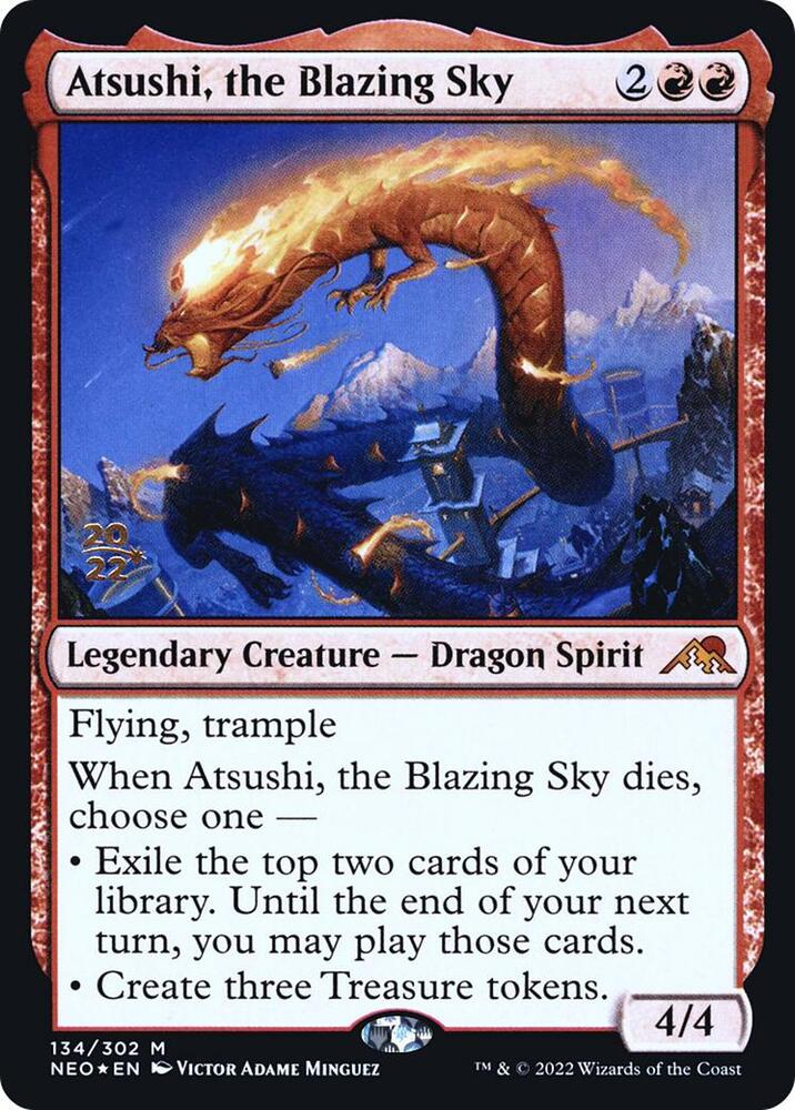 Atsushi, the Blazing Sky 134 card from Prerelease Cards