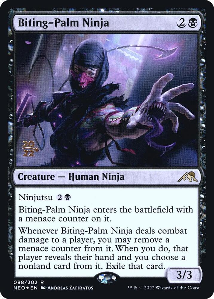 Biting-Palm Ninja 88 card from Prerelease Cards