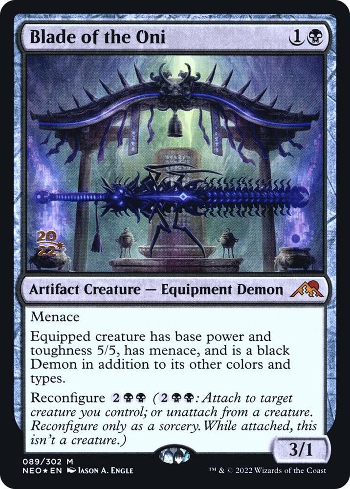 Blade of the Oni 89 card from Prerelease Cards
