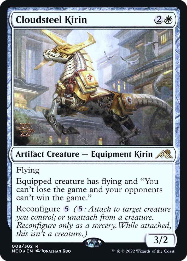 Cloudsteel Kirin 8 card from Prerelease Cards