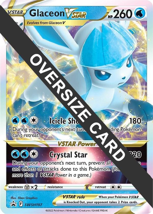 Glaceon VSTAR SWSH197 card from Jumbo Cards