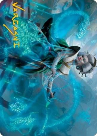 Bearer of Memory Art Card (Gold-Stamped Signature) 1 card from Art Series: Kamigawa: Neon Dynasty