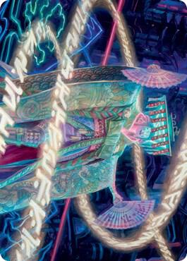 Satsuki, the Living Lore Art Card 5 card from Art Series: Kamigawa: Neon Dynasty