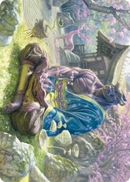 Kosei, Penitent Warlord Art Card 8 card from Art Series: Kamigawa: Neon Dynasty