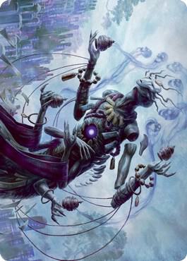 Myojin of Grim Betrayal Art Card 9 card from Art Series: Kamigawa: Neon Dynasty