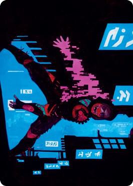 Return to Action Art Card 12 card from Art Series: Kamigawa: Neon Dynasty