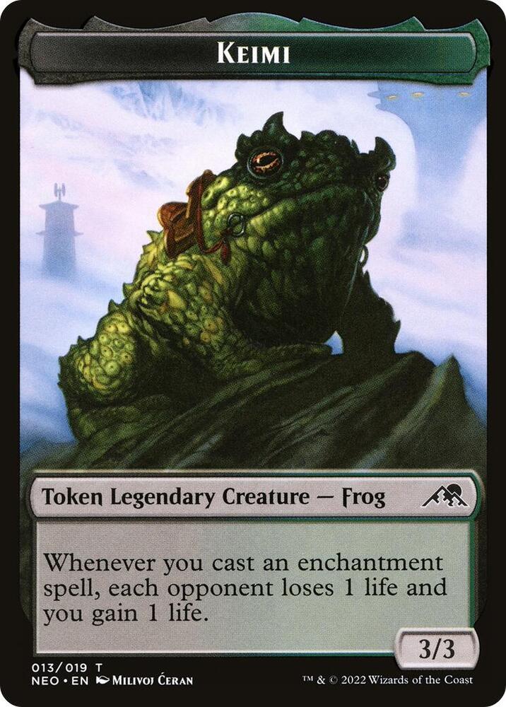 Keimi Token 13 card from Kamigawa: Neon Dynasty