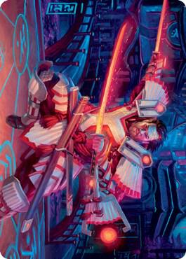 Isshin, Two Heavens as One Art Card (14/81) card from Art Series: Kamigawa: Neon Dynasty