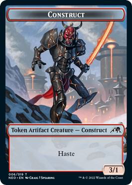 Construct Token 6 card from Kamigawa: Neon Dynasty
