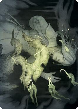 Careful Cultivation Art Card 21 card from Art Series: Kamigawa: Neon Dynasty