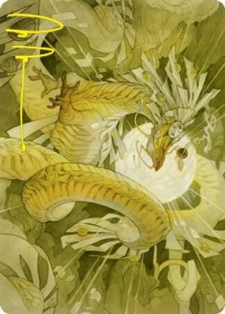 Brilliant Restoration Art Card (Gold-Stamped Signature) 22 card from Art Series: Kamigawa: Neon Dynasty