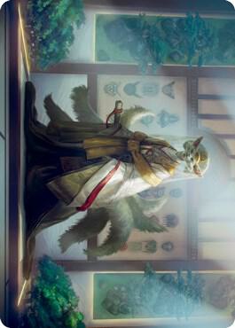 Light-Paws, Emperor's Voice Art Card 23 card from Art Series: Kamigawa: Neon Dynasty