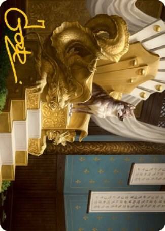 Yoshimaru, Ever Faithful Art Card (Gold-Stamped Signature) 24 card from Art Series: Kamigawa: Neon Dynasty