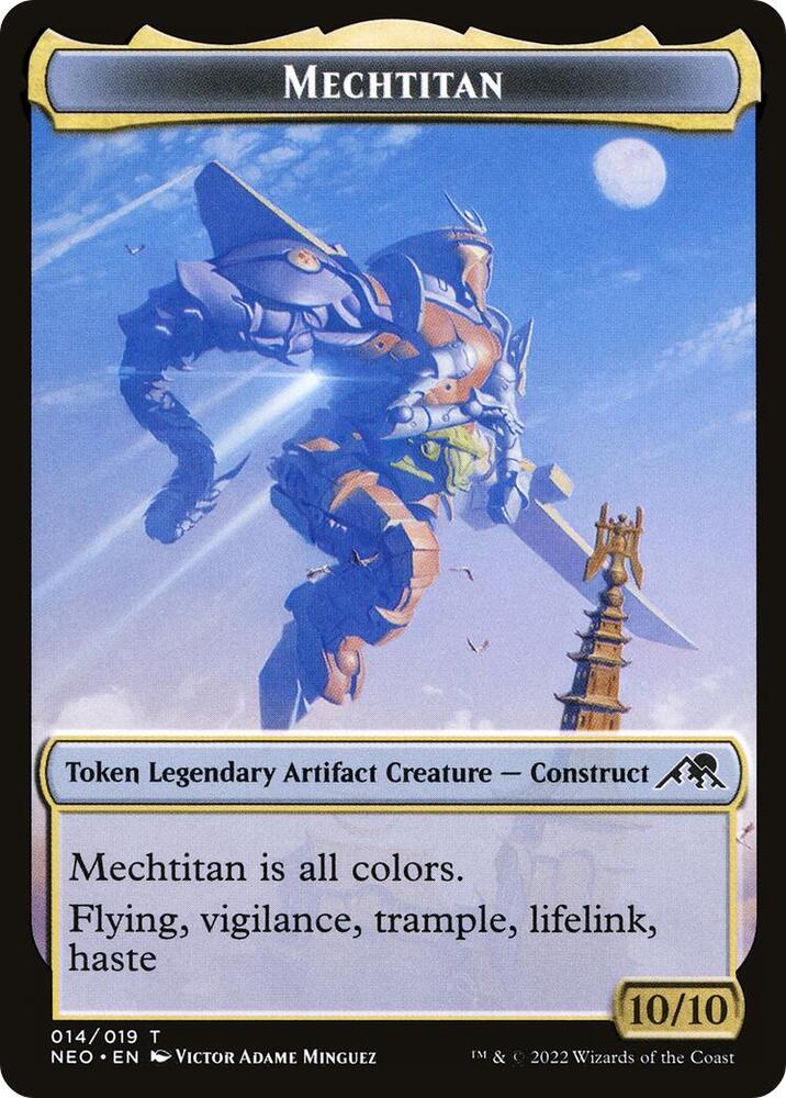 Mechtitan Token 14 card from Kamigawa: Neon Dynasty