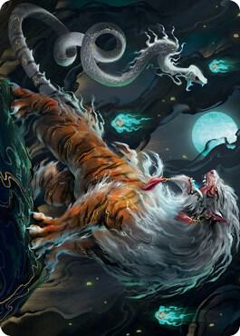 Gloomshrieker Art Card 28 card from Art Series: Kamigawa: Neon Dynasty