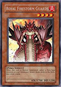 Royal Firestorm Guards GLAS-EN087 card from Gladiator's Assault