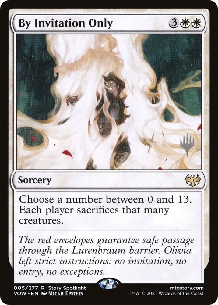 By Invitation Only 5 card from Promo Pack: Kamigawa: Neon Dynasty