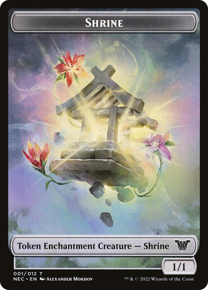 Shrine Token 1 card from Commander: Kamigawa: Neon Dynasty