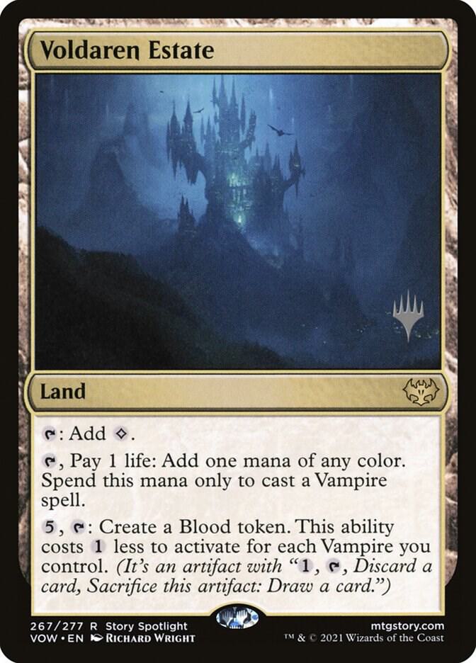 Voldaren Estate 267 card from Promo Pack: Kamigawa: Neon Dynasty