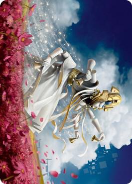 Myojin of Blooming Dawn Art Card 33 card from Art Series: Kamigawa: Neon Dynasty