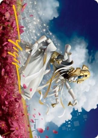 Myojin of Blooming Dawn Art Card (Gold-Stamped Signature) 33 card from Art Series: Kamigawa: Neon Dynasty