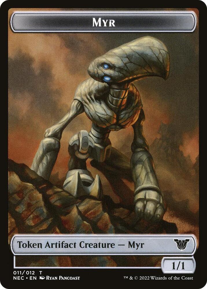 Myr // Pilot Double-Sided Token 11 // 1 card from Commander: Kamigawa: Neon Dynasty