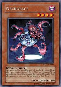 Necroface GLAS-EN090 card from Gladiator's Assault