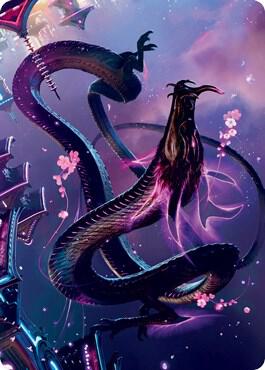 Junji, the Midnight Sky Art Card (38/81) card from Art Series: Kamigawa: Neon Dynasty