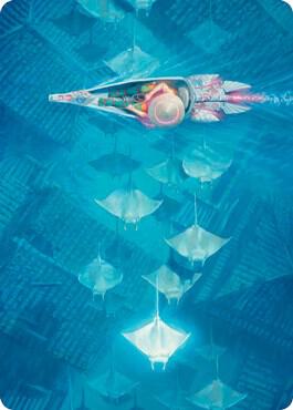 Discover the Impossible Art Card 43 card from Art Series: Kamigawa: Neon Dynasty